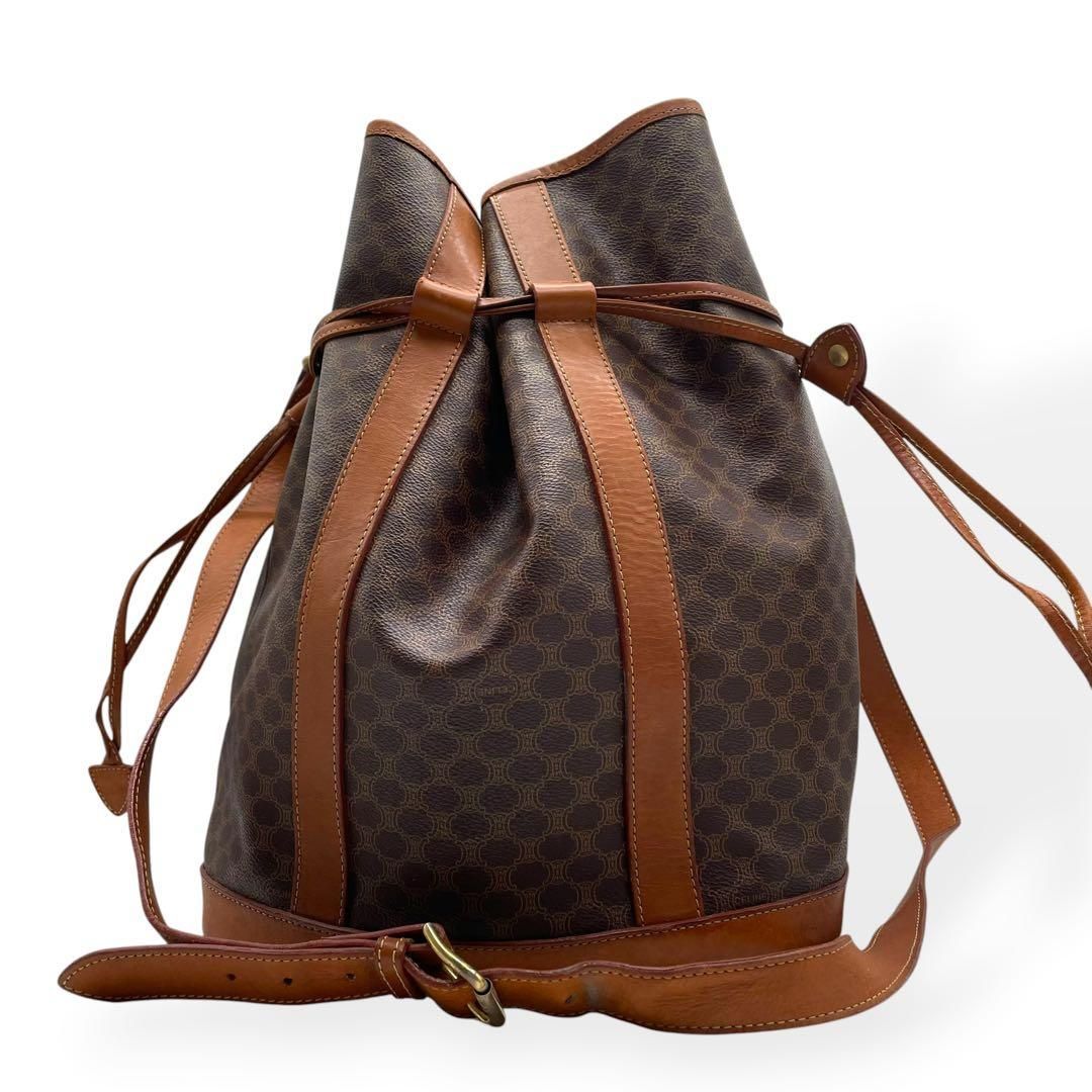 美品 CELINE セリーヌ　マカダム 巾着 バッグ ショルダーバッグ 18,980円