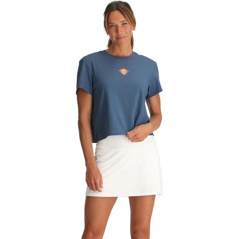 フリー フライ レディース トップス Tシャツ Free Fly Sol y Mar TShirt Womens Pacific Blue ブルー
