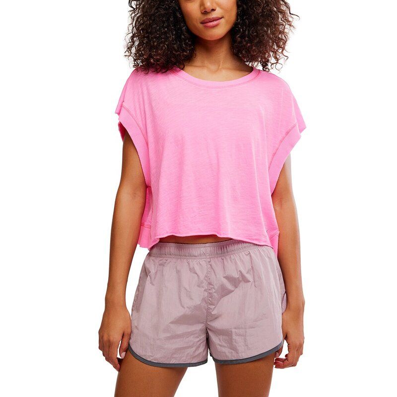 フリーピープル レディース トップス Tシャツ FP Movement My Time TShirt Womens Hot Pink ピンク