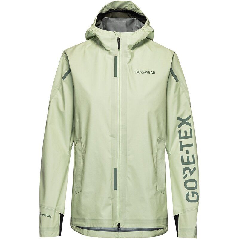 ゴアウェア レディース アウター ジャケット・ブルゾン ロゴ GOREWEAR Concurve GTX Logo Jacket Womensprin green Slate Green スレート