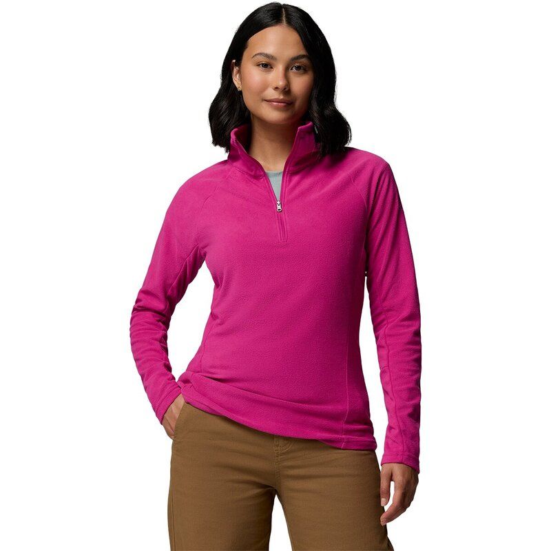 コロンビア レディース トップス シャツ フリース Columbia Glacial Fleece IV 12Zip Top Womens Fuchsia2 フューシャ