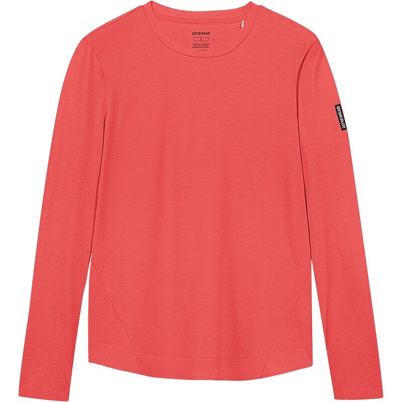 ゴアウェア レディース トップス Tシャツ 長袖 GOREWEAR Training LongSleeve TShirt Womens Coral Red レッド