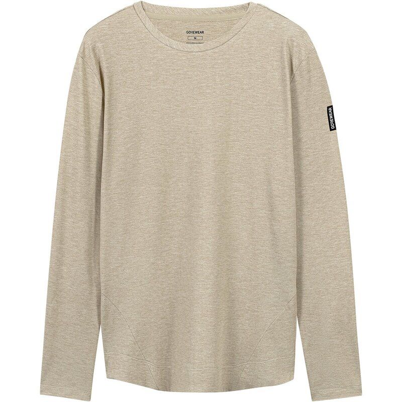ゴアウェア メンズ トップス シャツ 長袖 GOREWEAR Training LongSleeve TShirt Mens Tech Beige ベージュ