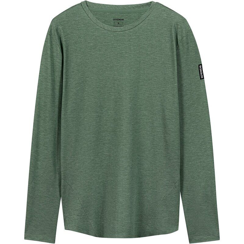 ゴアウェア メンズ トップス シャツ 長袖 GOREWEAR Training LongSleeve TShirt Menslate Green スレート