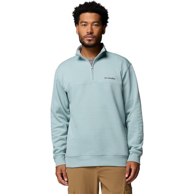 コロンビア メンズ アウター ジャケット・ブルゾン フリース Columbia Hart Mountain II 12Zip Fleece Jacket Mens Crushed Blue Heath