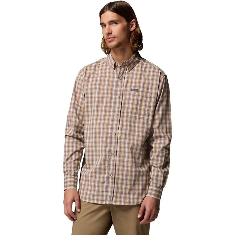 コロンビア メンズ トップス シャツ 長袖 Columbia Rapid Rivers II LongSleeve Shirt Mens Flint GreyRapid Rivers Gingham