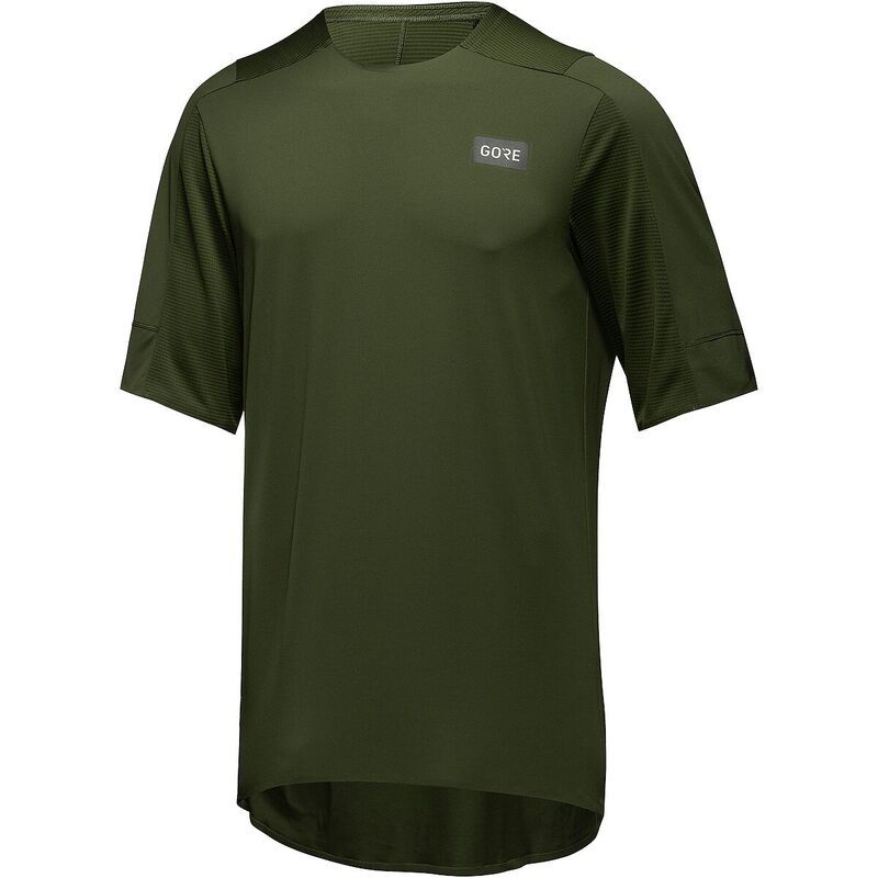 ゴアウェア メンズ トップス Tシャツ ジャージー GOREWEAR TrailKPR Tech Jersey Mens Utility Green グリーン