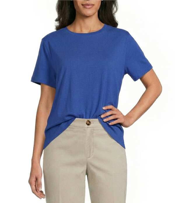 ウエストバウンド レディース トップス Tシャツ クルーネック Westbound Perfect Outfit Picksolid Short Sleeve Crew Neck Top True A