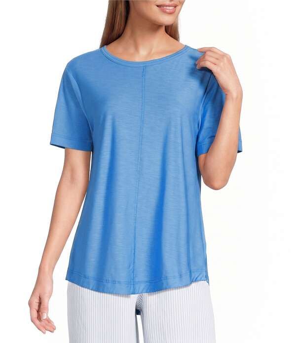 ウエストバウンド レディース トップス Tシャツ クルーネック Westbound Short Sleeve Crew Neck Top Azure Blue ブルー