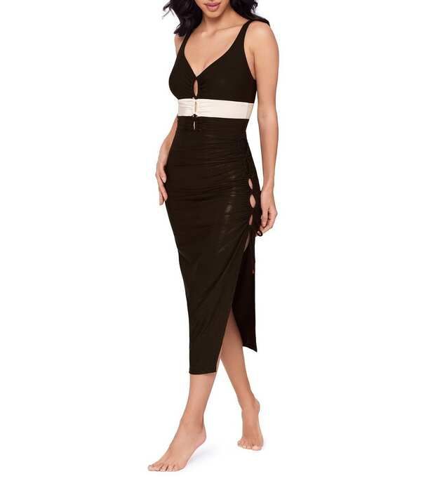 マジックスーツ レディース ボトムスカート Magicsuit Block Party Adjustable Drawstring Versatile Design Skirt Swim CoverU