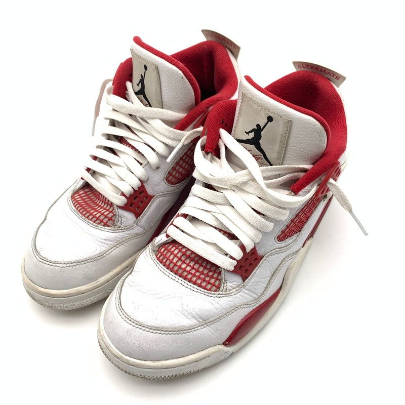 【中古品】 NIKE ナイキ 308497-106 AIR JORDAN 4 RETRO ALTERNATE 89 スニーカー 靴 【160-260625-st-17-otoh】