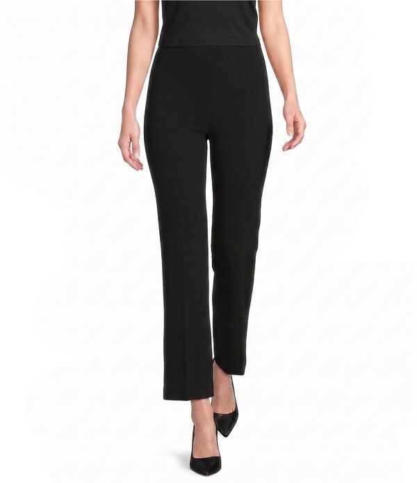 アンクライン レディース ボトムス カジュアルパンツ クレープ アンクル Anne Klein Crepe Flare Ankle Pants Anne Black ブラック