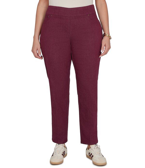 ルビーアールディー レディース ボトムス カジュアルパンツ プラスサイズ デニム Ruby Rd Plusize Soft ExtraStretch PullOn Denim Pants Fig デニ