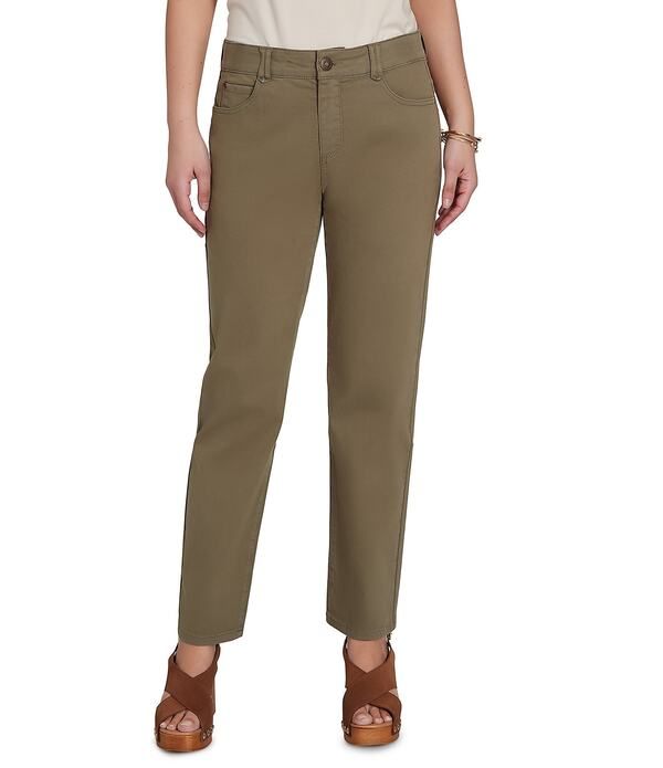 ルビーアールディー レディース ボトムス デニムパンツ ストレート アンクル Ruby Rd Soft Stretch Straight Leg Denim Ankle Pants Cactus デニ