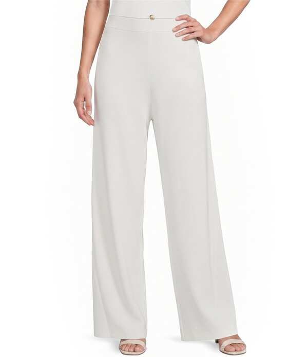 アントニオ メラーニ レディース ボトムス カジュアルパンツ Antonio Melani Halle Flat Front Pants Ivory アイボリー
