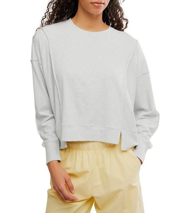 フリーピープル レディース トップス Tシャツ クルーネック Free People FP Movement All My Love Crew Neck Long Sleeve Top Heather