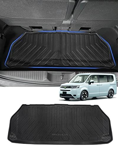 R★Mixsuper 新型 ステップワゴン RP6 RP7 RP8型 3D ラゲッジマット ラゲッジアンダーマット 荷室下 ラゲッジトレイ STEPWAGON RP系 2022年5月? トランクマット 防水 耐摩擦 耐汚れ 抗菌性 TPE素材 車種専用 装着簡