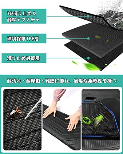 R★Mixsuper 新型 ステップワゴン RP6 RP7 RP8型 3D ラゲッジマット ラゲッジアンダーマット 荷室下 ラゲッジトレイ STEPWAGON RP系 2022年5月? トランクマット 防水 耐摩擦 耐汚れ 抗菌性 TPE素材 車種専用 装着簡 R★Mixsuper 新型 ステップワゴン RP6 RP7 RP8型 3D ラゲッジマット ラゲッジアンダーマット 荷室下 ラゲッジトレイ STEPWAGON RP系 2022年5月? トランクマット 防水 耐摩擦 耐汚れ 抗菌性 TPE素材 車種専用 装着簡
