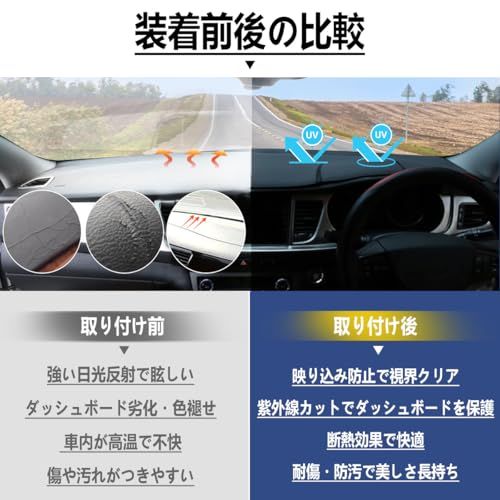 R★マツダ 新型 CX-60 KF系 KH5P/KH3P/KH3R3P/KH5S3P（2022年9月?現行 HUD装着車向け） 専用設計スエード調 ダッシュボードカバー ダッシュボードマット 日焼け防止 保護マット 映り込み防止 耐久 耐熱 内装パーツ ダッシ