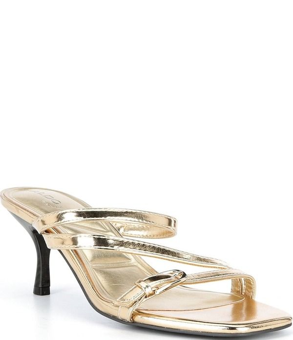 アルド レディース シューズ サンダル トール ALDO Womens Cityverse Metallic Dressandals Gold ゴールド