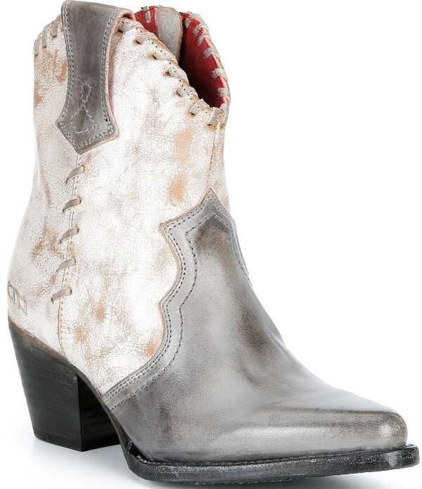 ベッドステュ レディース シューズ ブーツ・レインブーツ レザー Bed Stu Balia Leather Western Booties Icicle Rustic Nectar Lux