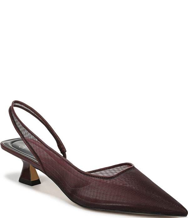 フランコサルト レディース シューズ ヒール メッシュ Sarto by Franco Sarto Devin Mesh Pointed Toe Slingback Pumps Red レッド
