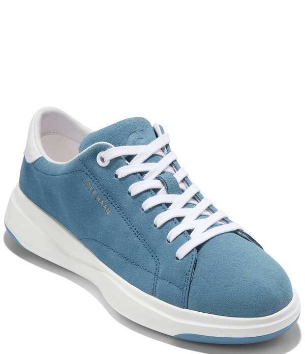 コールハーン レディース シューズ スニーカー スエード Cole Haan GrandPro Suede Tennis 20 Sneaker Provincial Blue ブルー