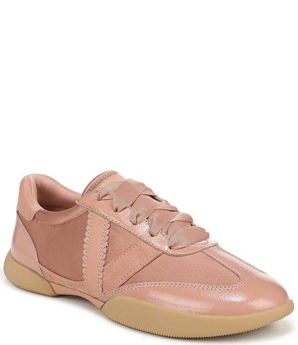 バイオニック レディース シューズ スニーカー ナイロン レース レザー Vionic Arabelle Nylon Leatheribbon Lace Sneakers Warm Clay