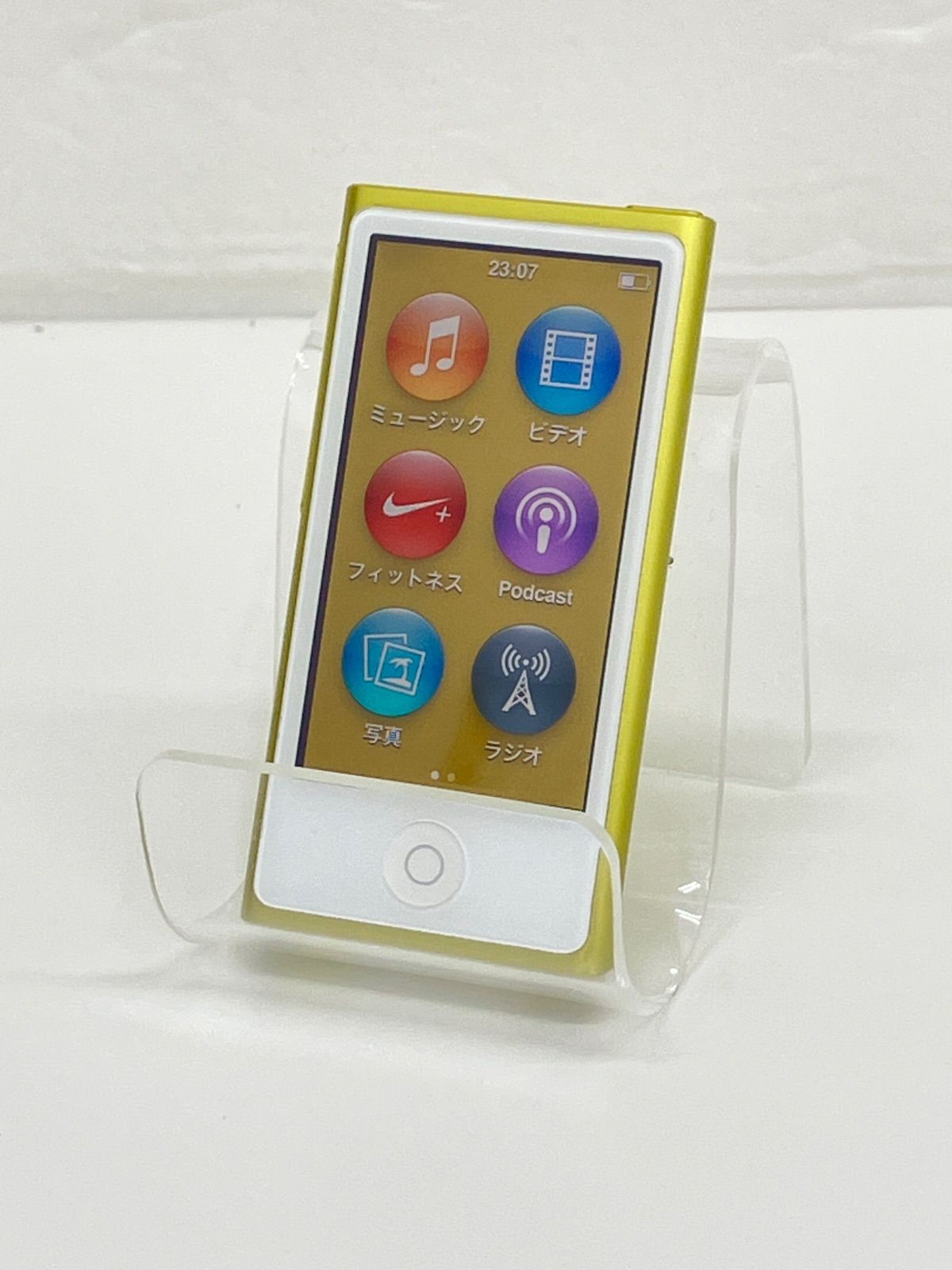 iPod nano 第7世代 イエロー ＆Apple純正イアホン付き Apple iPod nano A1446 16GB第7世代 イエロー No.6254 - メルカリ