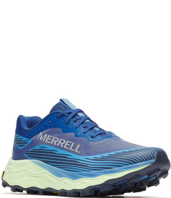 メレル メンズ シューズ スニーカー Merrell Mens Agility Peak 6 Trail Runners Dark Blue ブルー