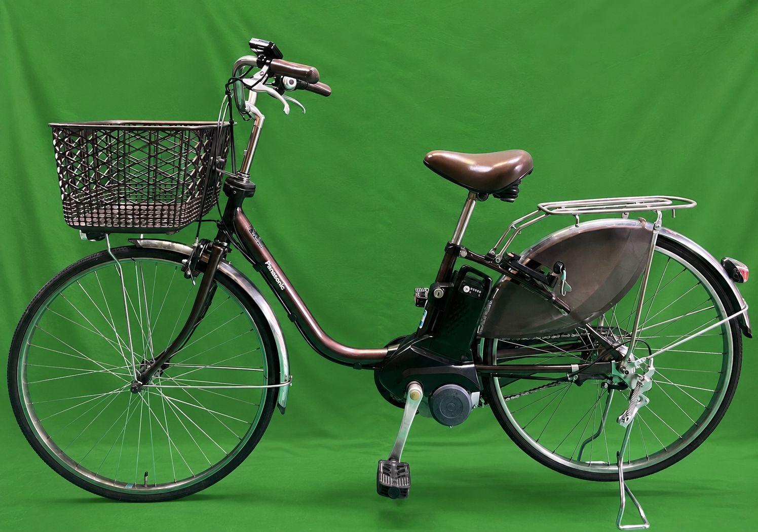 大阪府全域限定【中古】PANASONIC - パナソニック 電動アシスト自転車 内３段変速 26インチ 12Ah大容量バッテリー 美品
