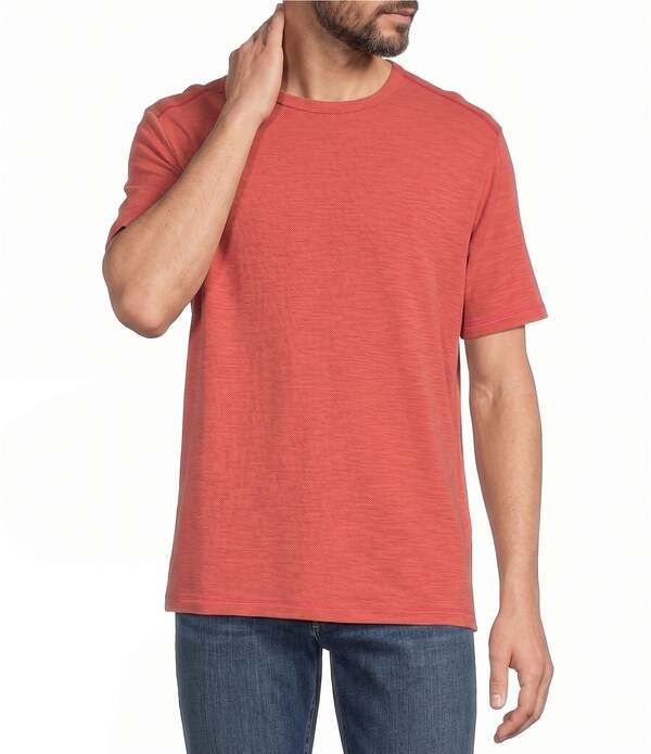 トッミーバハマ メンズ トップス シャツ Tommy Bahama Sand Wave Short Sleeve TShirt Red Ginger レッド