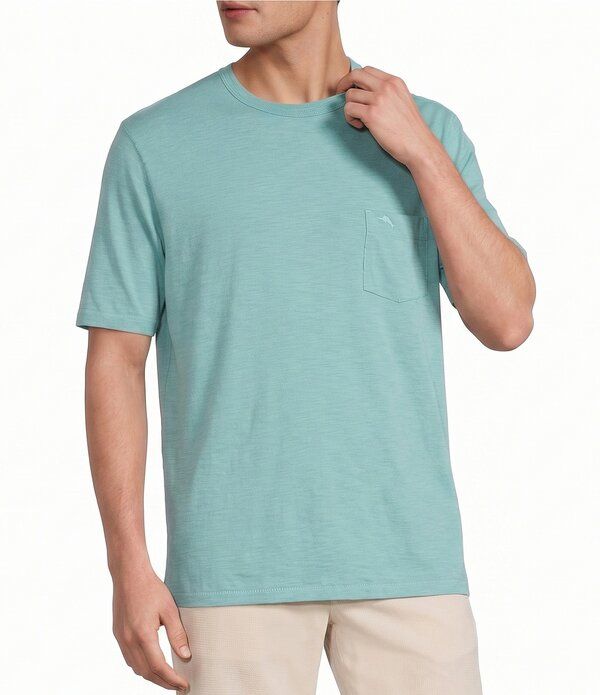 トッミーバハマ メンズ トップス シャツ Tommy Bahama Bali Beach Short Sleeve TShirt Heavenly Ice