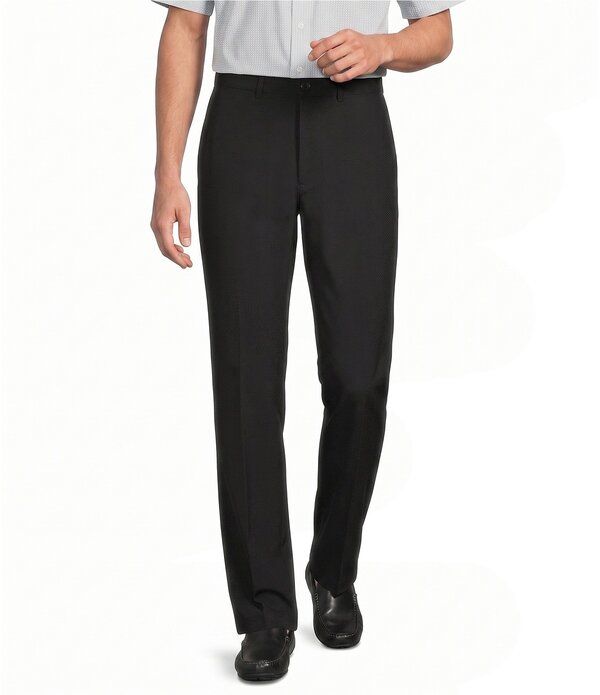 ラウンドトゥリーアンドヨーク メンズ ボトムス カジュアルパンツ Roundtree Yorke Performance Stewart Flat Front Classic Fit Solid Pe