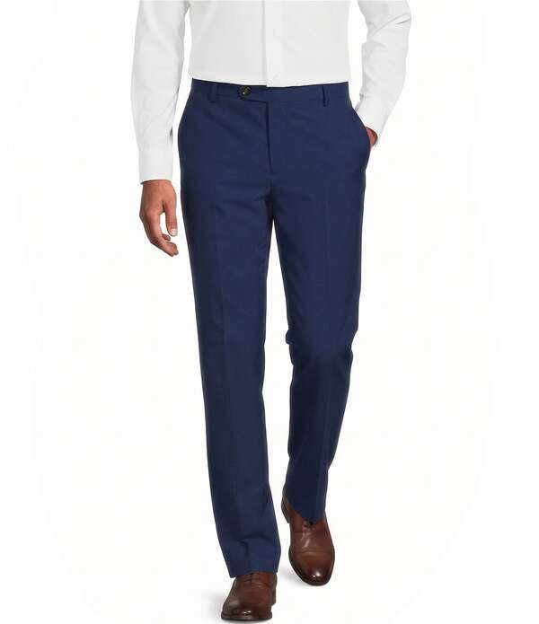 ムラノ メンズ ボトムス カジュアルパンツ ウール Murano Collezione Zaclassic Fit Wool BiStretch Solid Suit Separates Dress