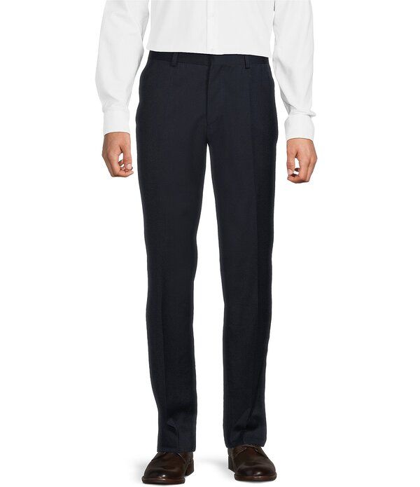 ヒューゴボス メンズ ボトムス カジュアルパンツ スリムフィット Hugo Boss Geniuslim Fit Pleat Front Solidress Pants Blue ブルー 40,170円
