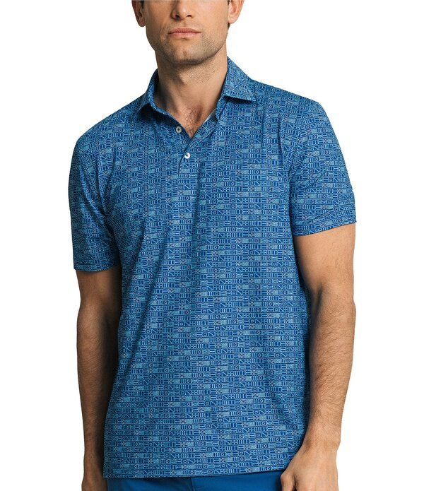 サウザーンタイド メンズ トップス シャツ プリント Southern Tide Driver St Nautical Flag Printed Short Sleeve Polo Shirt Nau