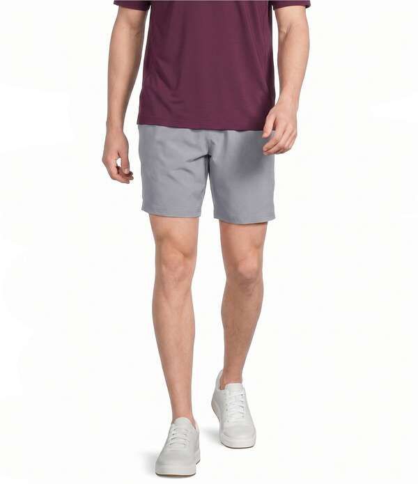 ラウンドトゥリーアンドヨーク メンズ ボトムス ハーフパンツ・ショーツ トール ショートパンツ Roundtree Yorke Big Tall 8 Inseam Flat Front Perform