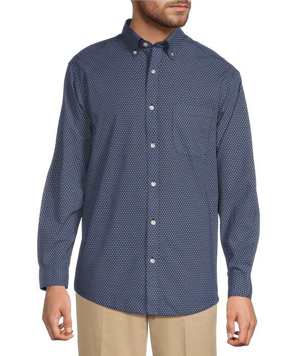 ラウンドトゥリーアンドヨーク メンズ トップス シャツ プリントール Gold Label Roundtree Yorke Big Tall NonIron Flower Print Poplin S