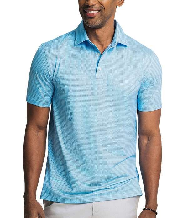 サウザーンタイド メンズ トップス シャツ プリント Southern Tide Driver Getting Ziggy With It Printed Short Sleeve Polo Shir