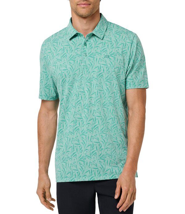トラビスマヒュー メンズ トップス シャツ ジャージー TravisMathew Performance Jersey Sandshort Sleeve Polo Shirt Heather Brig