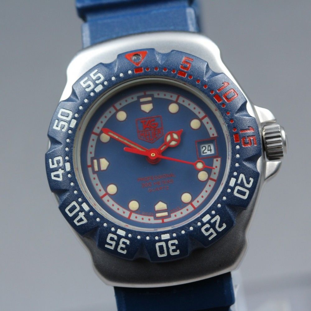 【稼働品】TAG Heuer フォーミュラ1 WA1410 ブルー クオーツ レディース #17410
