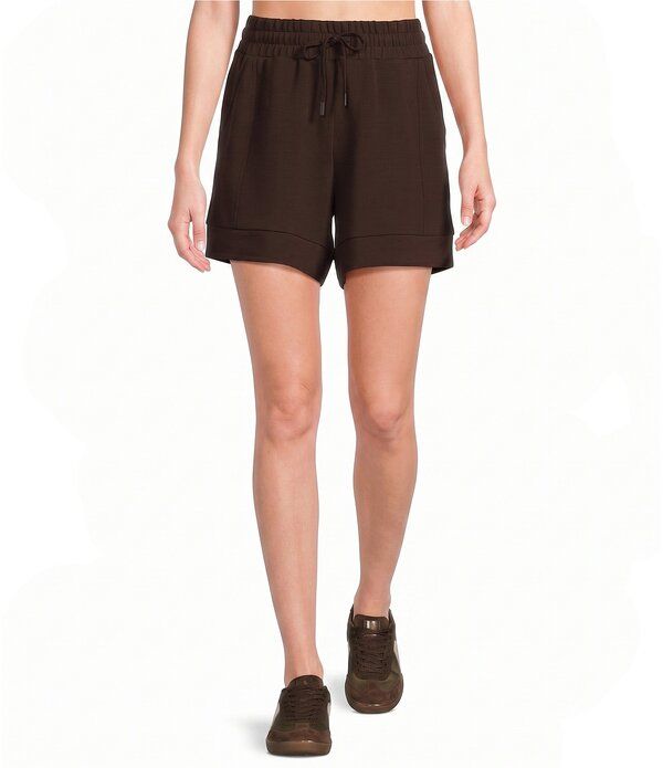 バーレイ レディース ボトムス ハーフパンツ・ショーツ ショートパンツ Varley Atrium Coordinating Double Soft High Rise Drawstring Tie