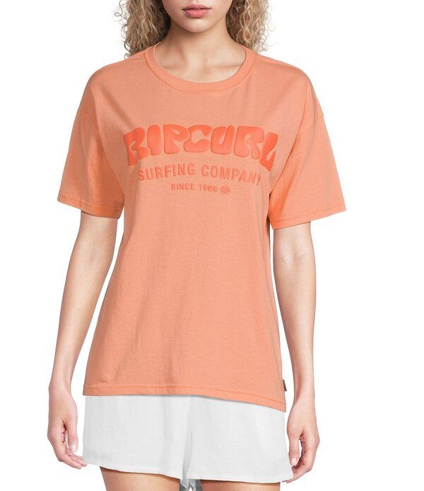 リップカール レディース トップス シャツ Rip Curl Surf Puff Party Pack Short Sleeve TShirt Papaya