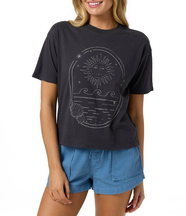 オニール レディース トップス シャツ ONeill Sun Shell Short Sleeve TShirt Phantom