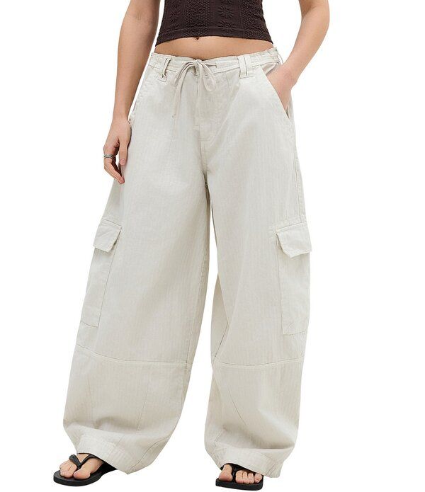 アーバンアウトフィッターズ レディース ボトムス カジュアルパンツ BDG Urban Outfitters Baggy Boi Pants Ecru エクリュ