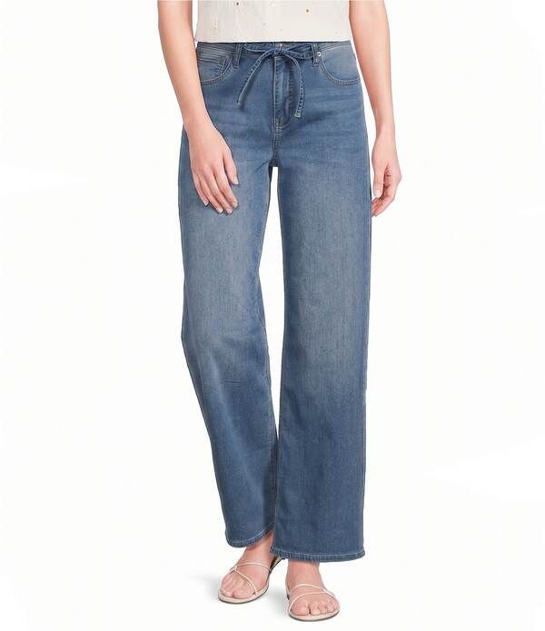 フラッグ アンド アンセム レディース ボトムス カジュアルパンツ ワイドレッグ デニム Flag and Anthem Lynsey Wide Leg Denim Pants Medium Wash