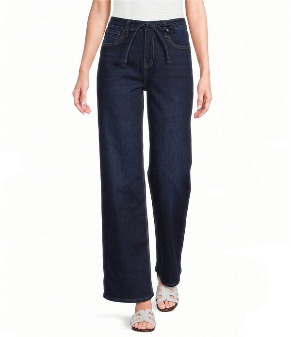 フラッグ アンド アンセム レディース ボトムス カジュアルパンツ ワイドレッグ デニム Flag and Anthem Lynsey Wide Leg Denim Pants Dark Wash デ