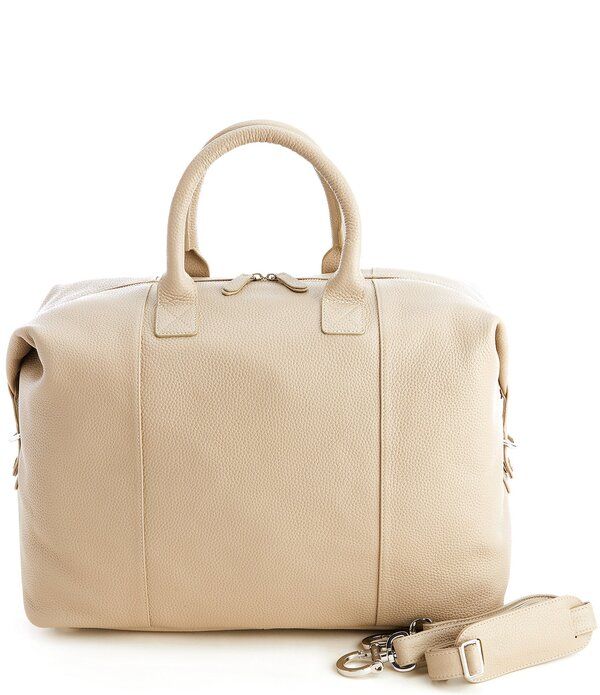 ロイス レディース バッグ ROYCE New York Telescopic Suitcase Strap Duffel Bag Taupe トープ
