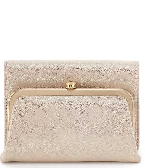 ホボ レディース アクセサリー 財布 HOBO Robin Compact Wallet Sand Shimmer サンド